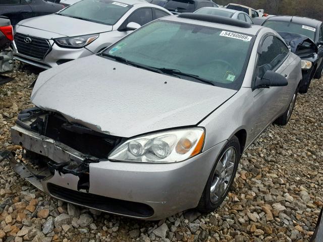 1G2ZH18N474113981 - 2007 PONTIAC G6 GT SILVER photo 2