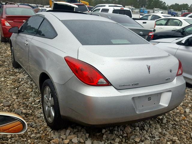 1G2ZH18N474113981 - 2007 PONTIAC G6 GT SILVER photo 3