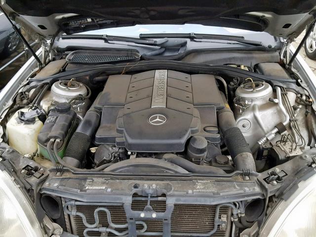 WDBNG70J72A262774 - 2002 MERCEDES-BENZ S 430 SILVER photo 7