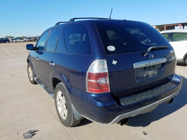 2HNYD18644H505346 - 2004 ACURA MDX TOURIN BLUE photo 3