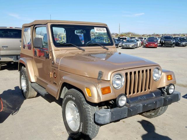 1J4FY49S6XP488039 - 1999 JEEP WRANGLER / TAN photo 1