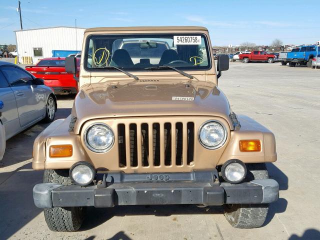 1J4FY49S6XP488039 - 1999 JEEP WRANGLER / TAN photo 9