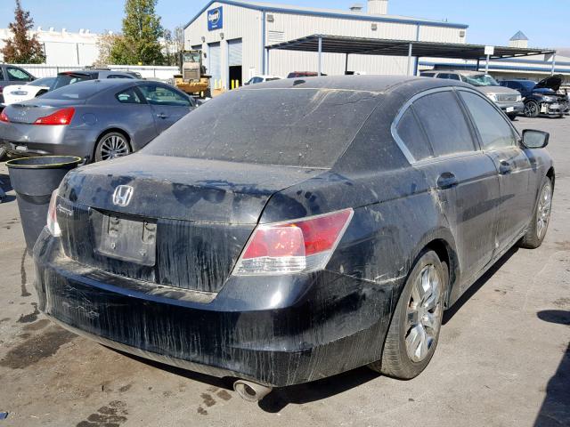 1HGCP26849A018706 - 2009 HONDA ACCORD EXL BLACK photo 4