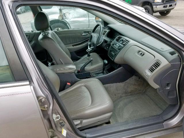 1HGCG1659YA009580 - 2000 HONDA ACCORD EX GRAY photo 5