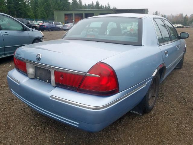 2MEFM74W7XX648418 - 1999 MERCURY GRAND MARQ BLUE photo 4