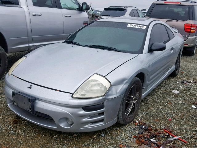 4A3AC84H43E116669 - 2003 MITSUBISHI ECLIPSE GT SILVER photo 2