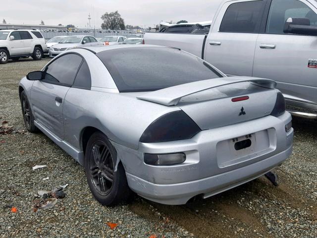 4A3AC84H43E116669 - 2003 MITSUBISHI ECLIPSE GT SILVER photo 3