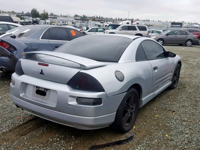 4A3AC84H43E116669 - 2003 MITSUBISHI ECLIPSE GT SILVER photo 4