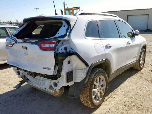 1C4PJLCB1JD566785 - 2018 JEEP CHEROKEE L WHITE photo 4