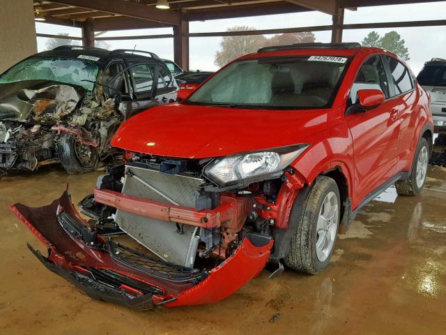 3CZRU5H58GM733522 - 2016 HONDA HR-V EX RED photo 2