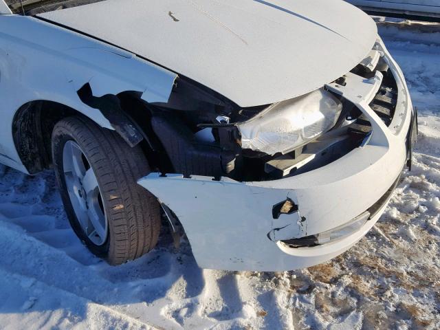 1G8AL55F27Z157082 - 2007 SATURN ION LEVEL WHITE photo 9