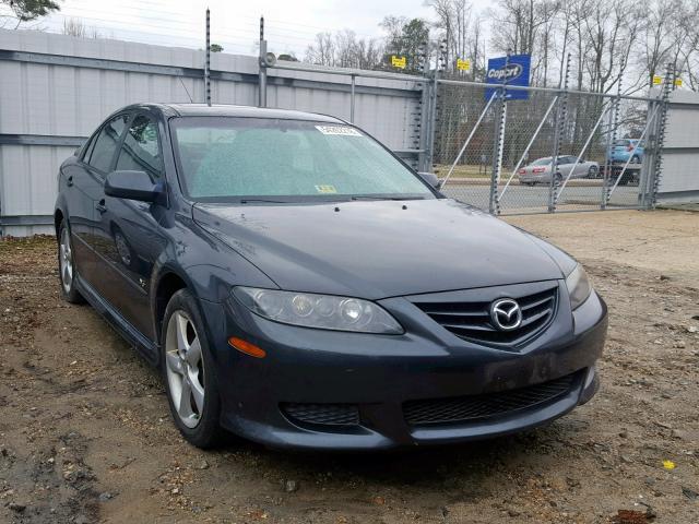 1YVHP84D655M24975 - 2005 MAZDA 6 S GRAY photo 1