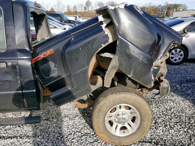 1FTYR10E11TA99681 - 2001 FORD RANGER BLACK photo 9