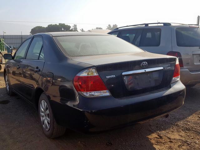 4T1BE32K55U046851 - 2005 TOYOTA CAMRY LE BLACK photo 3