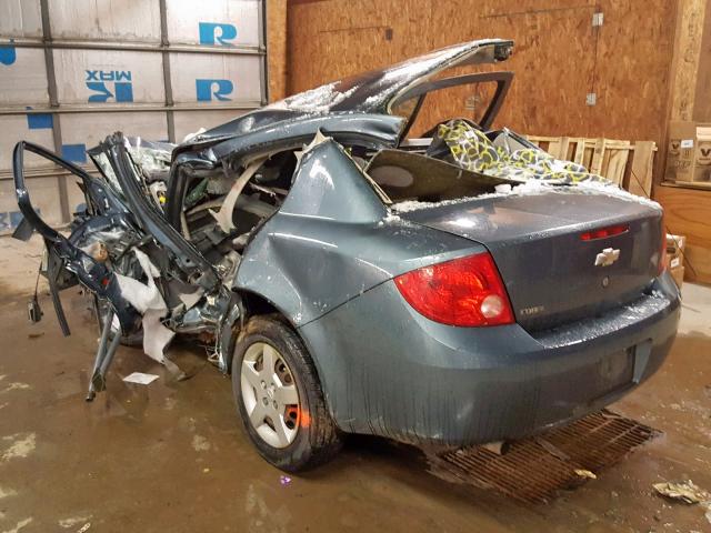 1G1AL55F877356423 - 2007 CHEVROLET COBALT LT BLUE photo 3