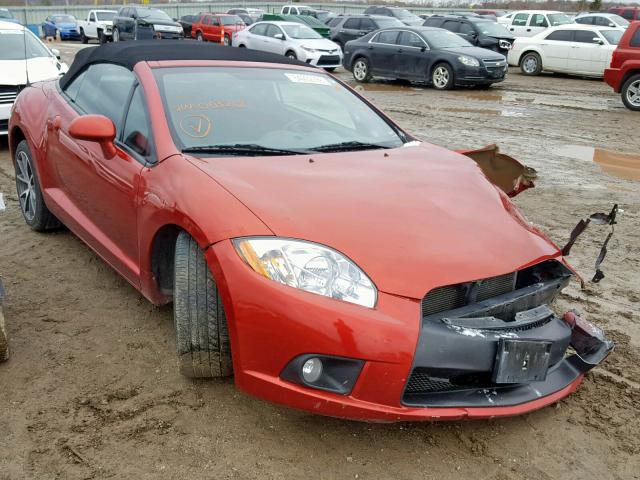 4A37L2EF7CE003268 - 2012 MITSUBISHI ECLIPSE SP ORANGE photo 1