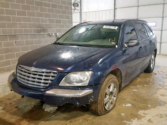 2C8GF68455R270036 - 2005 CHRYSLER PACIFICA T BLUE photo 2