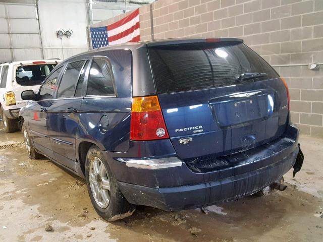 2C8GF68455R270036 - 2005 CHRYSLER PACIFICA T BLUE photo 3