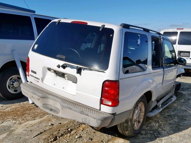 1FMYU60E12UB91800 - 2002 FORD EXPLORER S WHITE photo 4