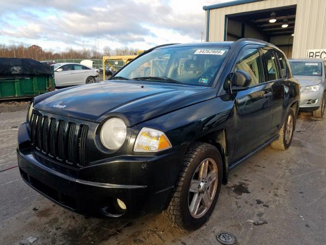 1J8FF47W67D188531 - 2007 JEEP COMPASS BLACK photo 2