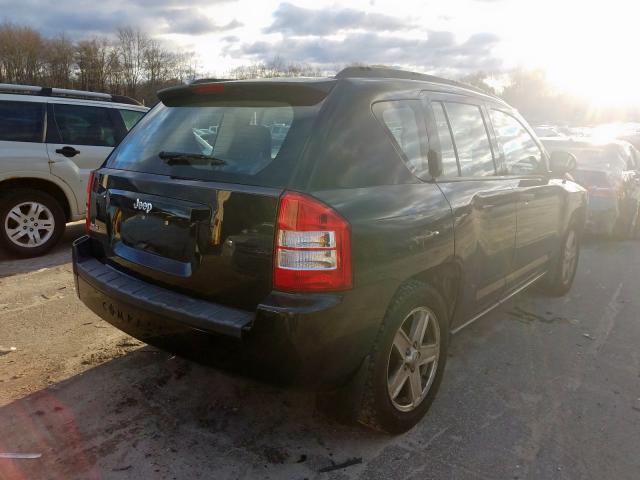 1J8FF47W67D188531 - 2007 JEEP COMPASS BLACK photo 4