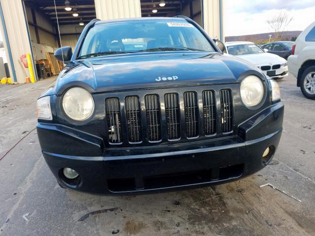 1J8FF47W67D188531 - 2007 JEEP COMPASS BLACK photo 9