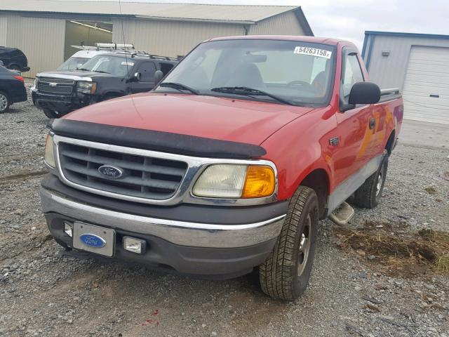 2FTRF18284CA14051 - 2004 FORD F-150 HERI RED photo 2