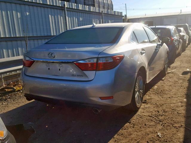 JTHBK1GG4D2054177 - 2013 LEXUS ES 350 SILVER photo 4