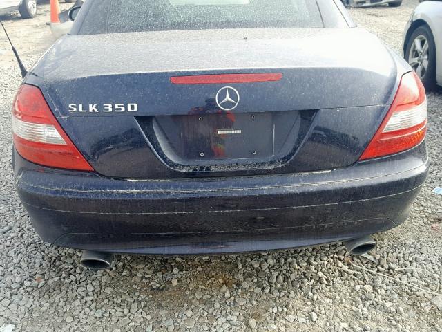 WDBWK56F65F041491 - 2005 MERCEDES-BENZ SLK 350 BLUE photo 6