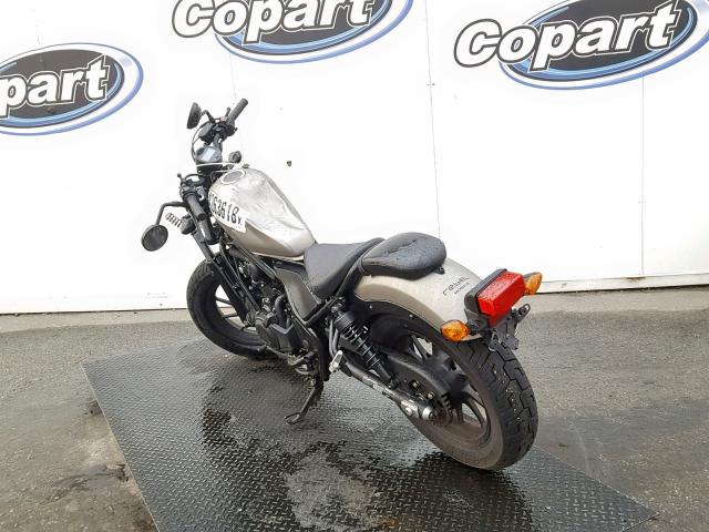 MLHPC5610J5100202 - 2018 HONDA CMX500 GRAY photo 3