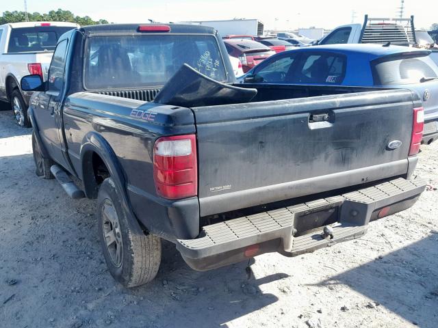 1FTYR10U65PA05560 - 2005 FORD RANGER BLACK photo 3