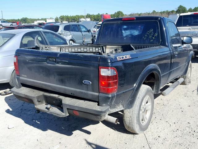 1FTYR10U65PA05560 - 2005 FORD RANGER BLACK photo 4