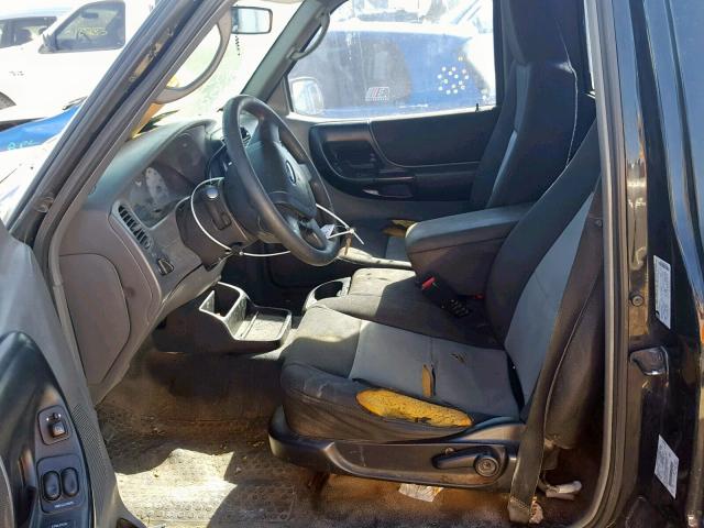 1FTYR10U65PA05560 - 2005 FORD RANGER BLACK photo 6