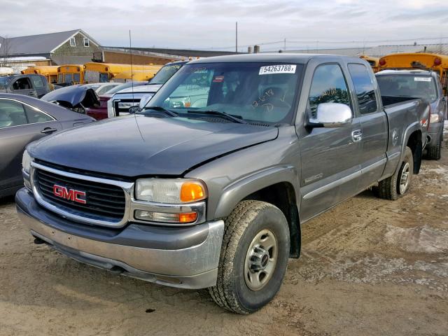 1GTGK29U41Z176217 - 2001 GMC NEW SIERRA GRAY photo 2