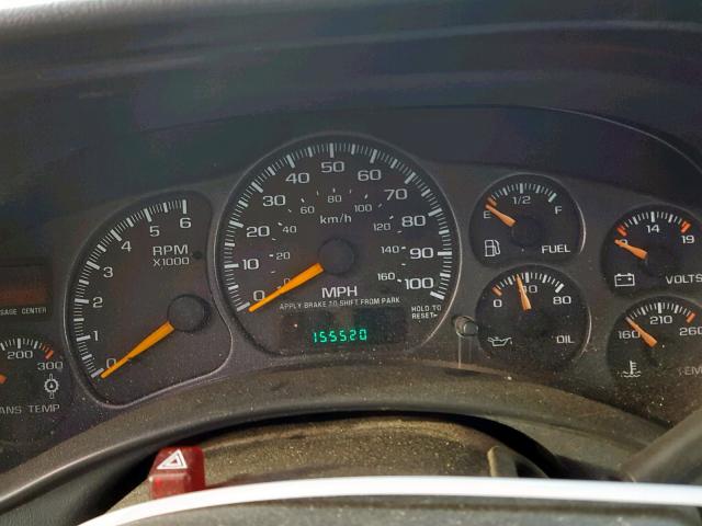 1GTGK29U41Z176217 - 2001 GMC NEW SIERRA GRAY photo 8