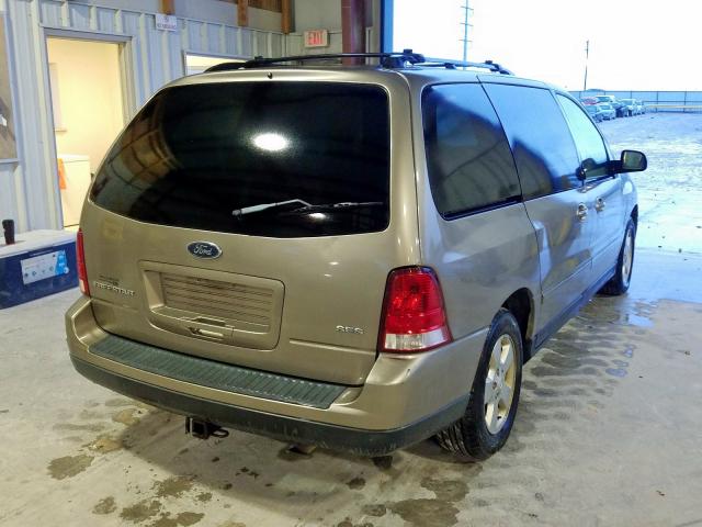 2FMZA57694BB17278 - 2004 FORD FREESTAR S TAN photo 4