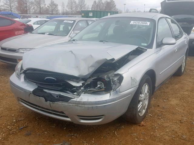 1FAFP56U57A152542 - 2007 FORD TAURUS SEL SILVER photo 2