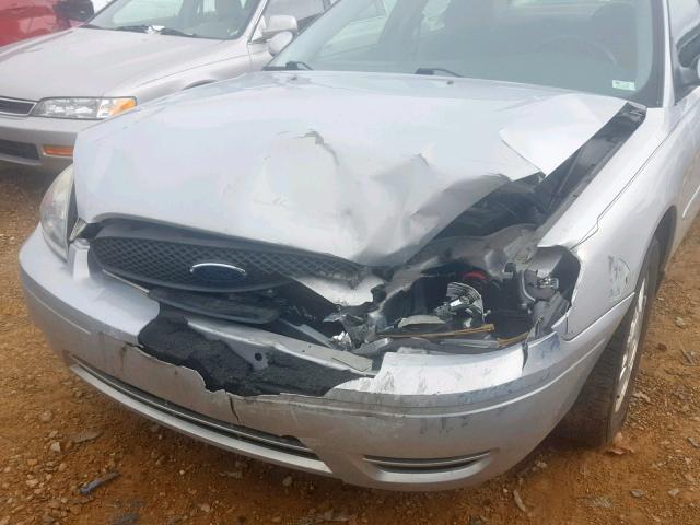 1FAFP56U57A152542 - 2007 FORD TAURUS SEL SILVER photo 9