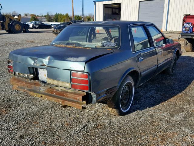 1G3AG55N0P6411357 - 1993 OLDSMOBILE CUTLASS CI BLUE photo 4