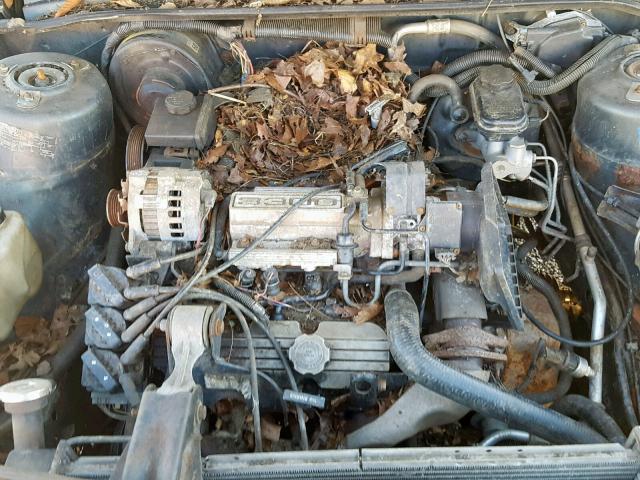 1G3AG55N0P6411357 - 1993 OLDSMOBILE CUTLASS CI BLUE photo 7