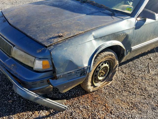 1G3AG55N0P6411357 - 1993 OLDSMOBILE CUTLASS CI BLUE photo 9