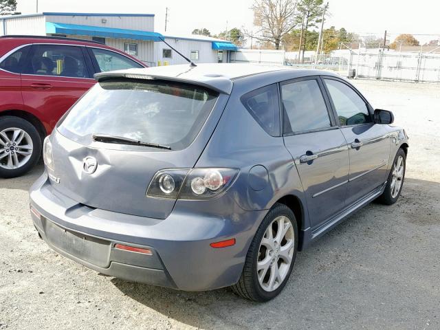 JM1BK343771734972 - 2007 MAZDA 3 HATCHBAC SILVER photo 4