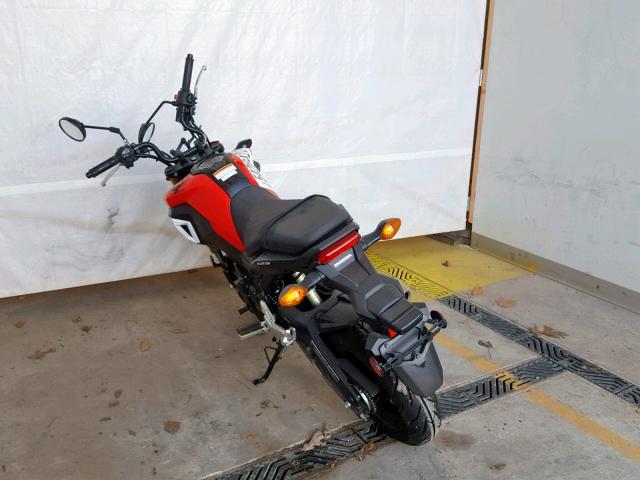 MLHJC7516K5100631 - 2019 HONDA GROM RED photo 3