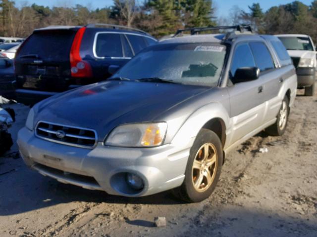 4S4BT62C657106330 - 2005 SUBARU BAJA SPORT GRAY photo 2