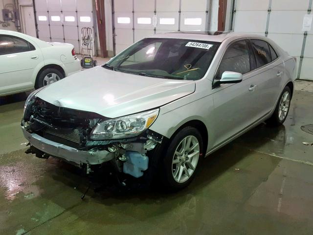 1G11F5RR0DF113069 - 2013 CHEVROLET MALIBU 2LT SILVER photo 2