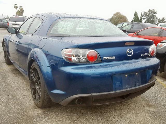 JM1FE173270208425 - 2007 MAZDA RX8 BLUE photo 3