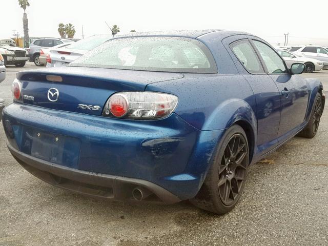 JM1FE173270208425 - 2007 MAZDA RX8 BLUE photo 4