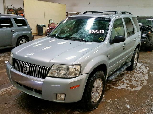 4M2CU57146DJ04046 - 2006 MERCURY MARINER BLUE photo 2