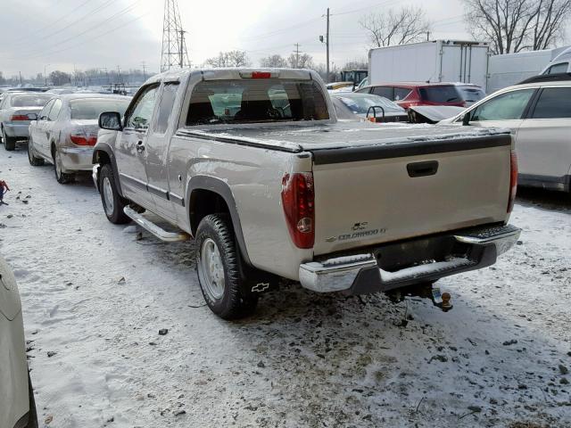 1GCDT19E278129740 - 2007 CHEVROLET COLORADO GRAY photo 3