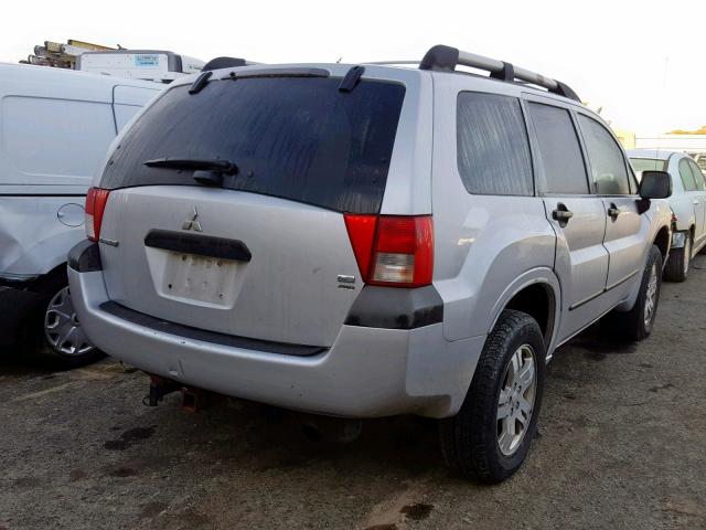 4A4MN21S85E048265 - 2005 MITSUBISHI ENDEAVOR L SILVER photo 4